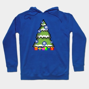 Christmas tree pixel Hoodie